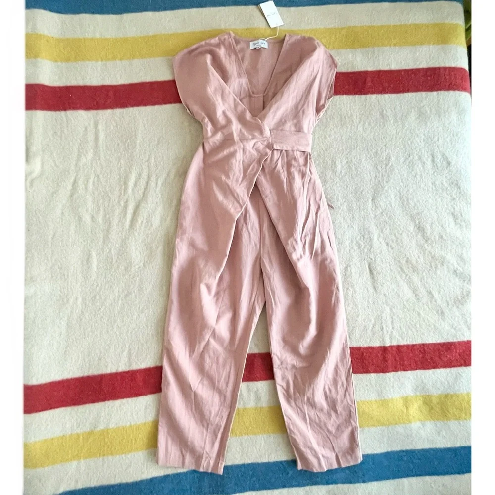 NWT Rujuta Sheth Venus jumpsuit in dusty pink - Picture 6 of 13